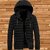 Fashlook Black Puffer Jacket for Men Ã¢â‚¬â€œ Full Sleeve, Solid Design, Warm & Stylish