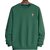 Fashlook Mens Light Green Solid Round Neck Full Sleeve Sweatshirt