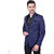 PrintCultr Men Solid Tuxedo Style Formal Blazer (Blue)