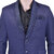 PrintCultr Men Solid Tuxedo Style Formal Blazer (Blue)