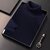 Fashlook Mens Dark Blue Solid High Neck Full Sleeve Sweatshirt