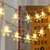 Minha  Snowflake Serial String Lights for Decoration - 14 LED Snow Flake Fairy Lights Waterproof Indoor Outdoor for Home