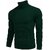 Fashlook Mens Green Self Design Round Neck Full Sleeve Sweatshirt