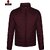 Fashlook Quilted Solid Full Sleeve Maroon Jacket for Mens