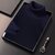 Fashlook Mens Blue Self Design High Neck Full Sleeve Sweatshirt
