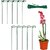 46 cm Iron Garden Stake (Pack of 2) - Durable Plant Support and Landscape Stabilizer for Flowers, Vegetables,