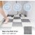 (Pack of 2 ) Rubber Bathroom Mat (Grey and White, Free Design - Non-Slip, Durable, and Easy to Clean Bathroom