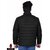 Fashlook Bomber Solid Full Sleeve Black Jacket for Mens