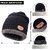 Fashlook Woolen Black Casual Winter Cap (Pack of 2)