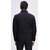 Fashlook Fluffy Solid Full Sleeve Black Jacket for Mens