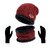 Fashlook Woolen Maroon Casual Winter Cap (Pack of 2)