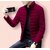 Fashlook Bomber Solid Full Sleeve Maroon Jacket for Mens