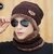 Fashlook Woolen Multicolor Casual Winter Cap