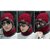 Fashlook Satin Wool Maroon Casual Winter Cap