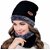 Fashlook Woolen Black, Grey Casual Winter Cap (Pack of 2)