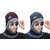Fashlook Woolen Brown, Grey Casual Winter Cap (Pack of 2)