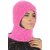 Fashlook Woolen Pink Casual Winter Cap