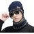 Fashlook Woolen Black Casual Winter Cap (Pack of 2)