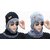 Fashlook Woolen Black, Grey Casual Winter Cap (Pack of 2)