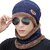 Fashlook Woolen Multicolor Casual Winter Cap