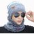 Fashlook Woolen Brown, Grey Casual Winter Cap (Pack of 2)