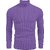 Fashlook Solid Full Sleeve Casual Purple Sweaters For Mens