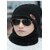 Fashlook Acrylic Wool Black Casual Winter Cap