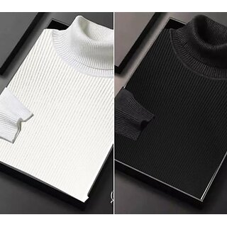 Fashlook Solid Full Sleeve Casual Multicolor Sweaters For Mens