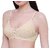MINHA  Women's Cotton Non-Padded Wirefree White Color B Cup Everyday Bra for Daily Use Combo Set Pack of 3