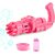 8 Hole Electric Gatling Bubble Gun for Kids with Soap Solution
