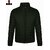 Fashlook Full Sleeve Solid Fluffy Dark Green Jacket For Mens