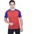 PRINTCULTR Pack of 2 Men Solid Round Neck Cotton Blend Dark Blue, Red T-Shirt