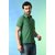 PrintCultr Solid Men Polo Neck Polyester Green T-Shirt
