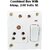 Combined Extension Box 1 Switch 2 Socket 6Amp pack of 2