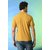 PrintCultr Solid Men Polo Neck Polyester Yellow T-Shirt