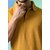 PrintCultr Solid Men Polo Neck Polyester Yellow T-Shirt