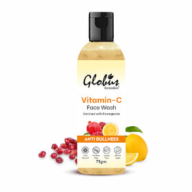 Globus Remedies Anti Ageing Skin Brightening Vitamin C Face Wash 75gm