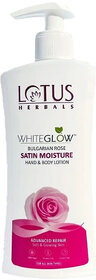 Lotus Herbals Whiteglow Bulgarian Rose Hand  Bodylotion  Non Greasy Spf 20  For All Skin Types  270Ml