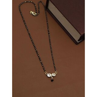 Stylish Beautiful Ethnic Collection Mangalsutra Gold Plated for Womens Acrylic Mangalsutra