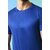 PrintCultr Solid Men Round Neck Polyester Blue T-Shirt