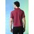 PrintCultr Solid Men Polo Neck Polyester Brown T-Shirt