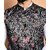 PrintCulture Men Printed Black Cotton Blend Nehru Jacket
