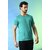 PrintCultr Solid Men Round Neck Polyester Light Blue T-Shirt
