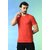 PrintCultr Solid Men Round Neck Polyester Red T-Shirt