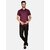 PrintCultr Men Regular Fit Solid Curved Collar Casual Shirt