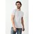 PrintCultr Solid Men Round Neck Polyester White T-Shirt