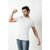 PrintCultr Solid Men Round Neck Polyester White T-Shirt