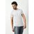 PrintCultr Solid Men Round Neck Polyester White T-Shirt