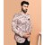 PrintCultr Printed Mandarin Festive & Wedding Men Blazer (Multicolor)