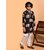 PrintCultr Boys Festive & Party Kurta and Pyjama Set (Brown)